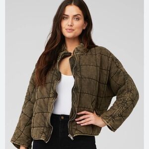 NWOT Free People Quilted Dolman Jacket